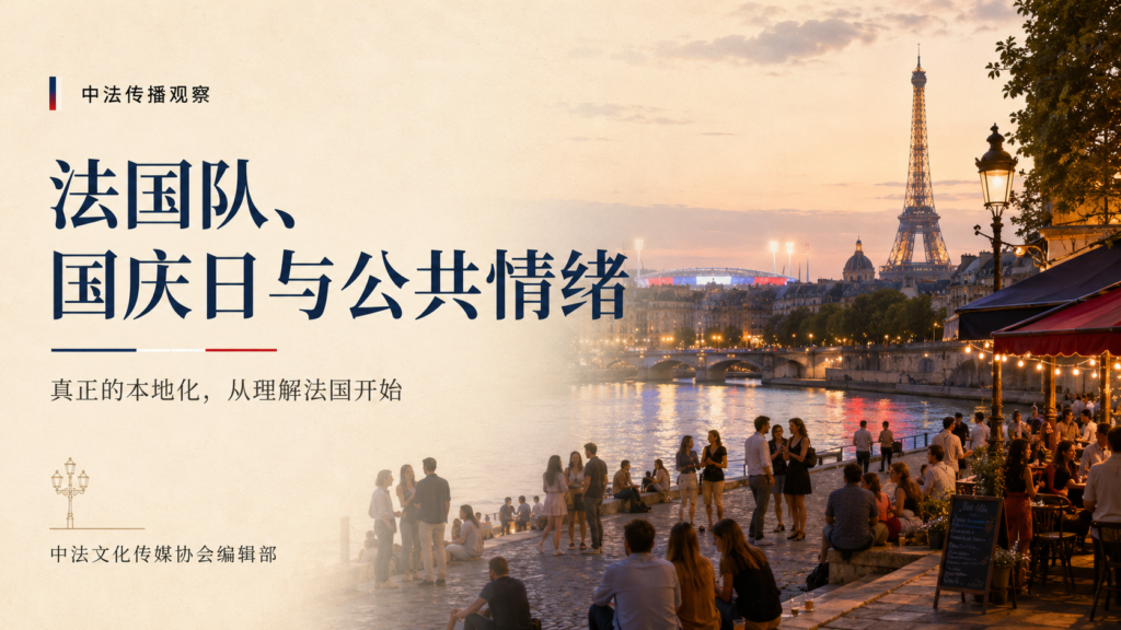 Read more about the article 中法传播观察｜法国队、国庆日与公共情绪：真正的本地化，从理解法国开始