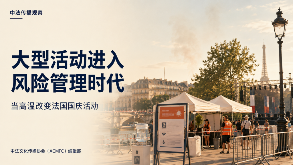 Read more about the article 当高温改变法国国庆活动：大型活动进入风险管理时代